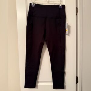 Black High Waisted, 7/8 Length Zella Leggings